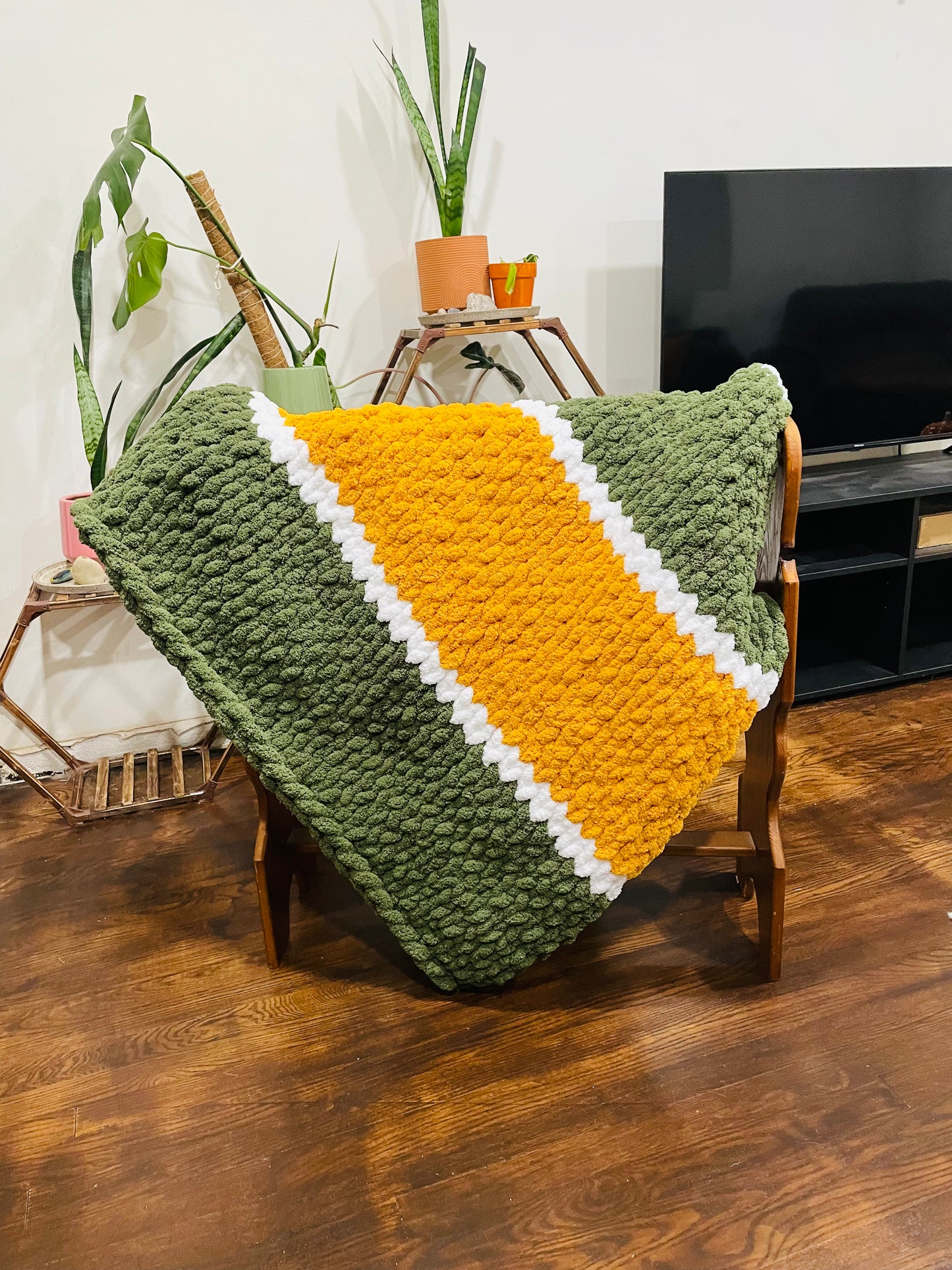 Striped Throw Blanket