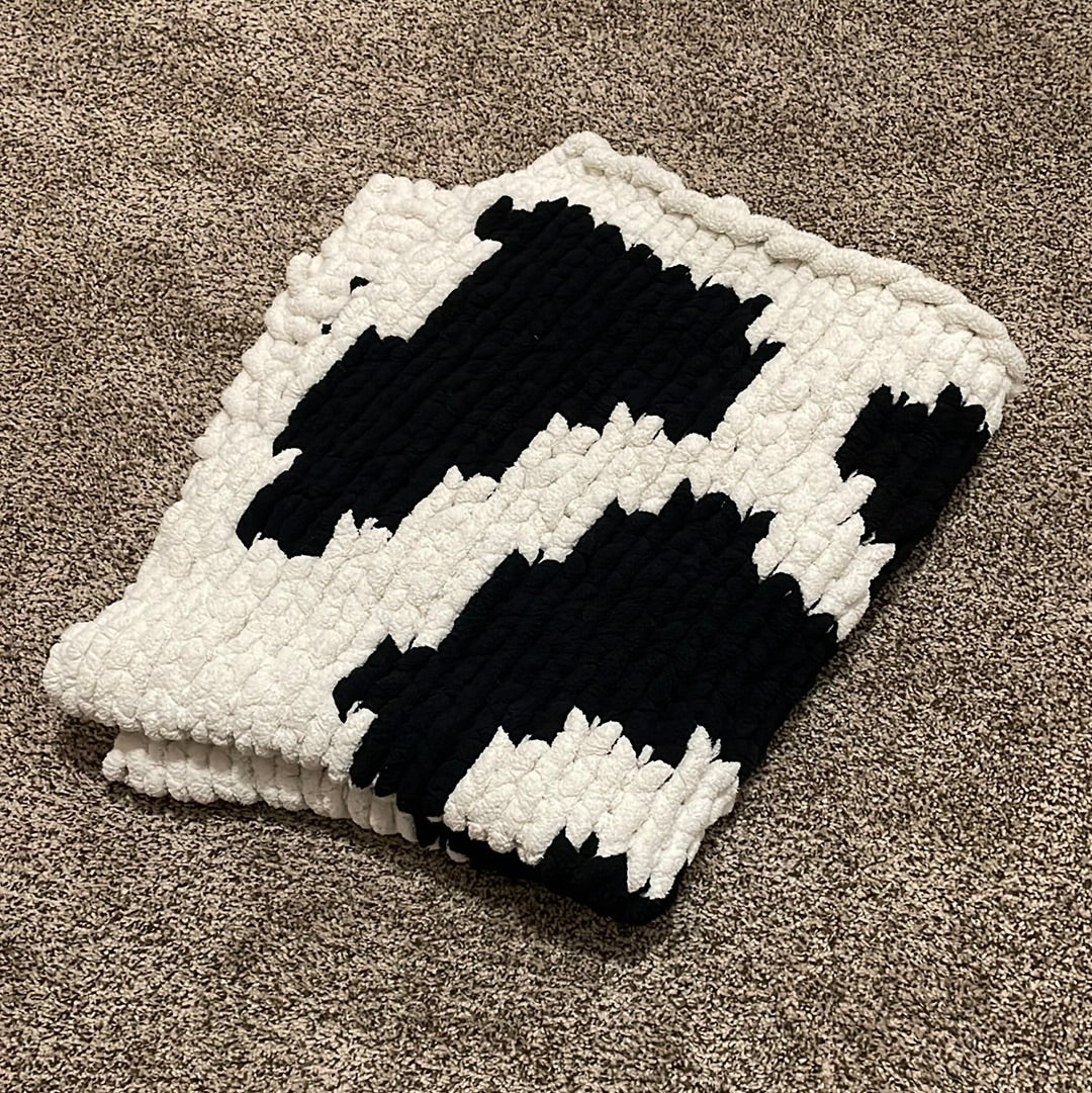 Cozy Cow Crib Blanket