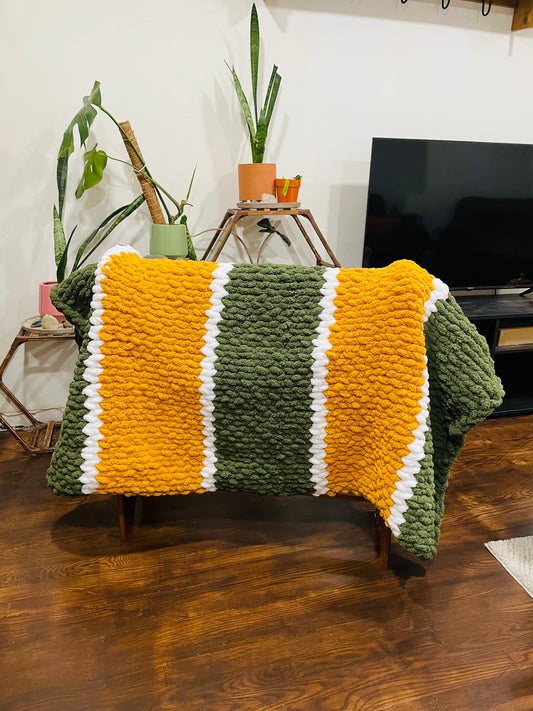 Striped Throw Blanket