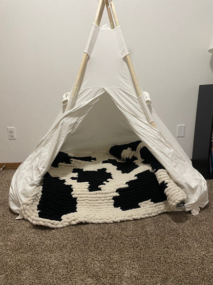 Cozy Cow Crib Blanket